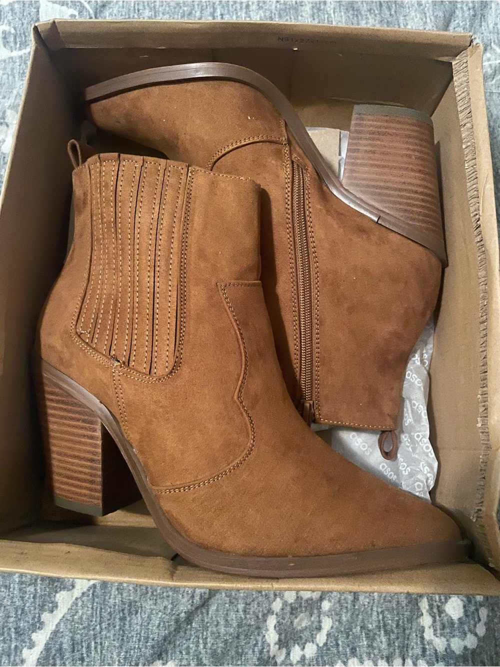 ASOS DESIGN Wide Fit Elliot western boots - Picture 10 of 11